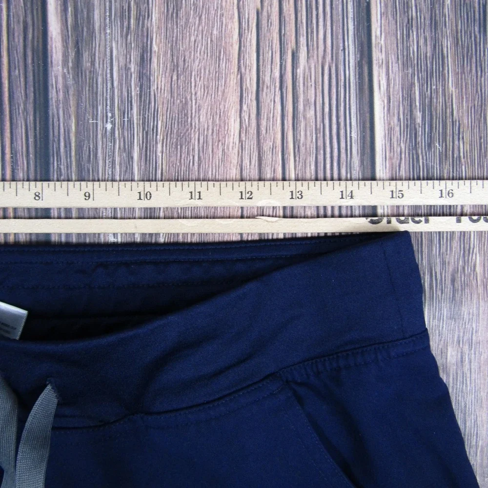 FIGS‎ Scrub Pants Womens Large Navy Straight Drawstring Cargo Stretch T21004AP